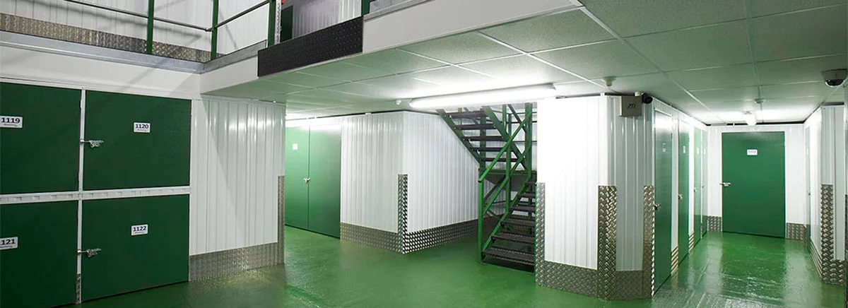 Lower floor at Morespace Storage in Cambridgeshire near Huntingdon, St Neots, St Ives, Sandy, Cambourne, Peterborough, Bedford &amp; Cambridge